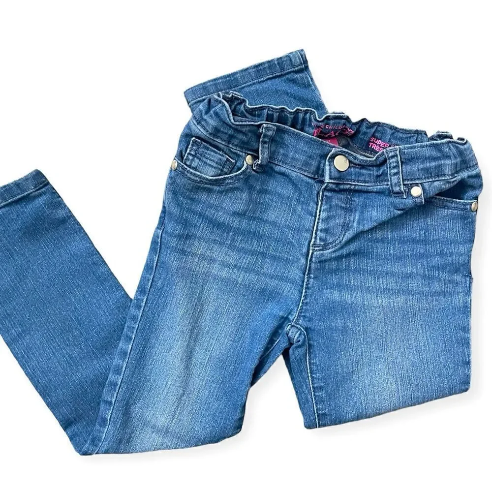 The Children’s Place Toddler Girl’s Super Skinny Adjustable Waist Denim Jeans 5T